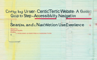 Crafting User-Centric Websites: A Step-by-Step Guide to Ensuring Accessibility, Ease of Navigation, and a Seamless User Experience
